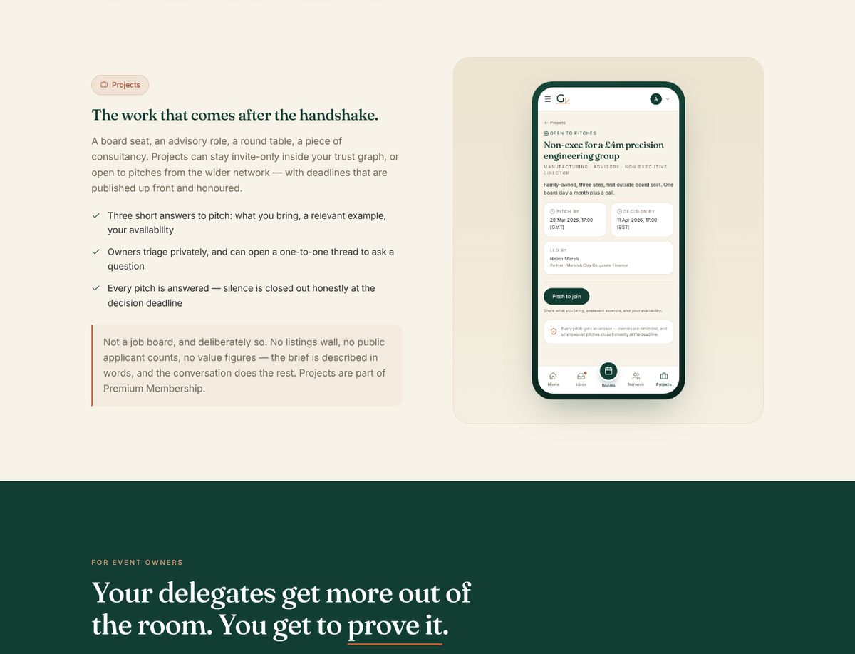 The Gantry organiser tools showing bulk delegate upload